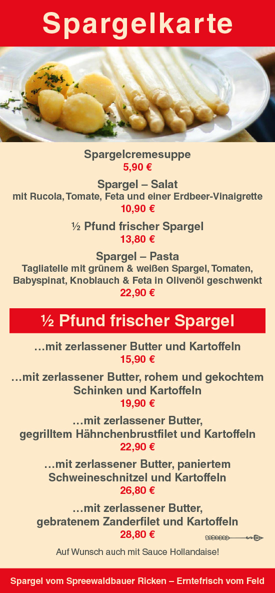 Spargelkarte